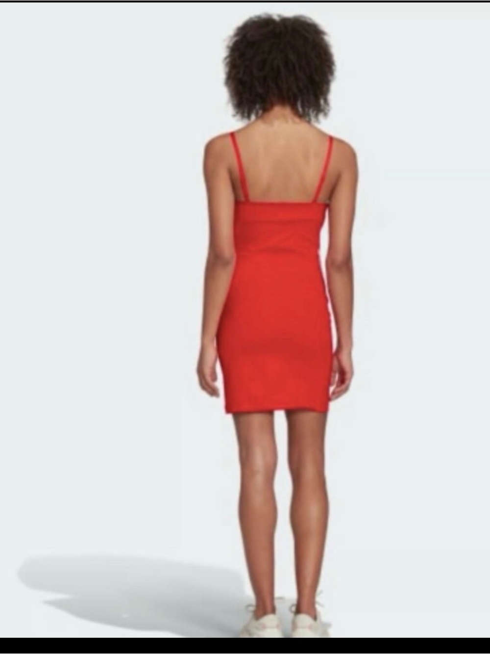 NWT Adidas Centre Stage Red Corset Mini Dress S - Picture 7 of 10